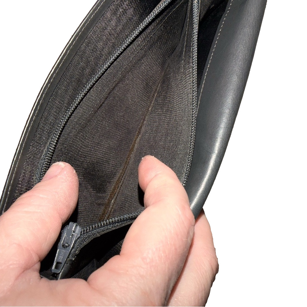 Prada Charcoal Leather Wallet - Picture 6 of 6